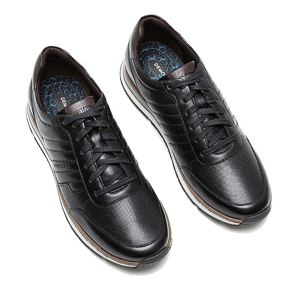 Sapatênis Denim Grow Hi-Soft 32 - Preto - Democrata