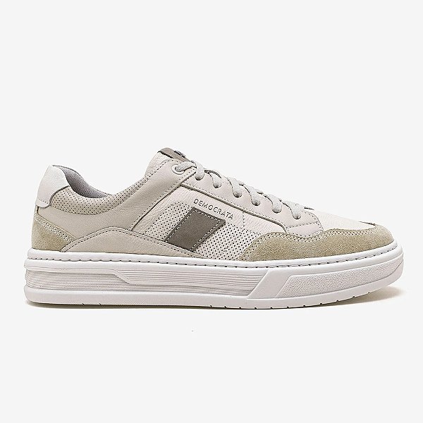 Tênis Masculino Denim Wide Creme - Democrata