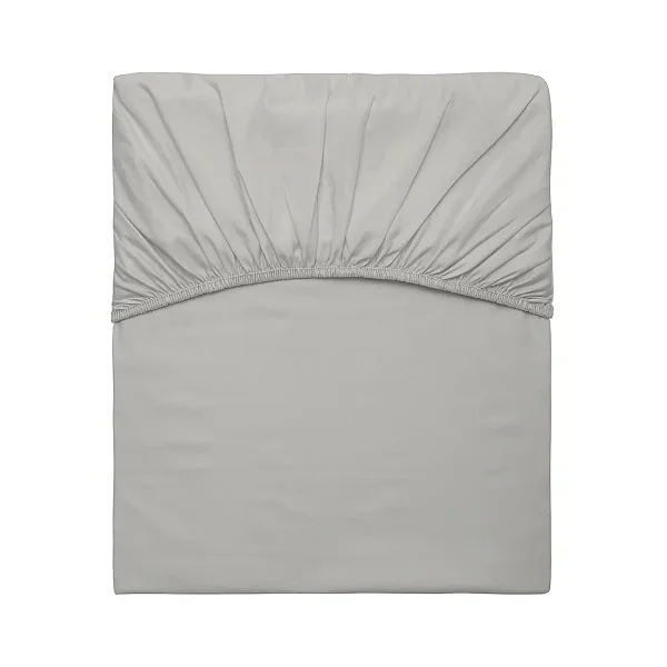 Lençol Com Elástico Vida Bela Solteiro 200 Fios - Cinza Ash - Kacyumara