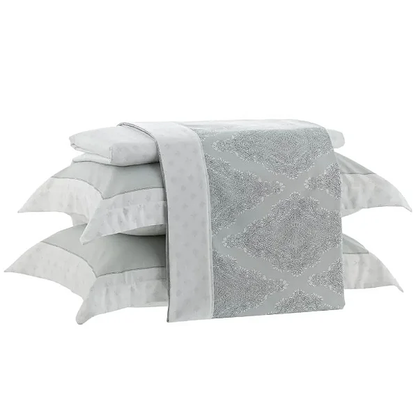 Jogo de Cama Satinee Acetinado Donat Queen - 300 Fios - Kacyumara