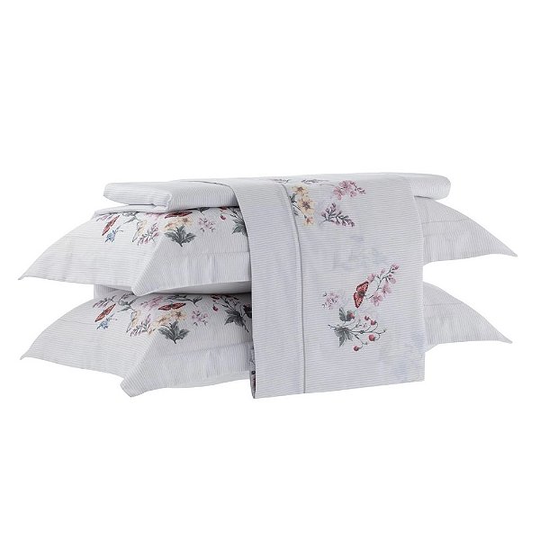 Jogo de Cama Satinee Acetinado Maeva Queen - 300 Fios - Kacyumara
