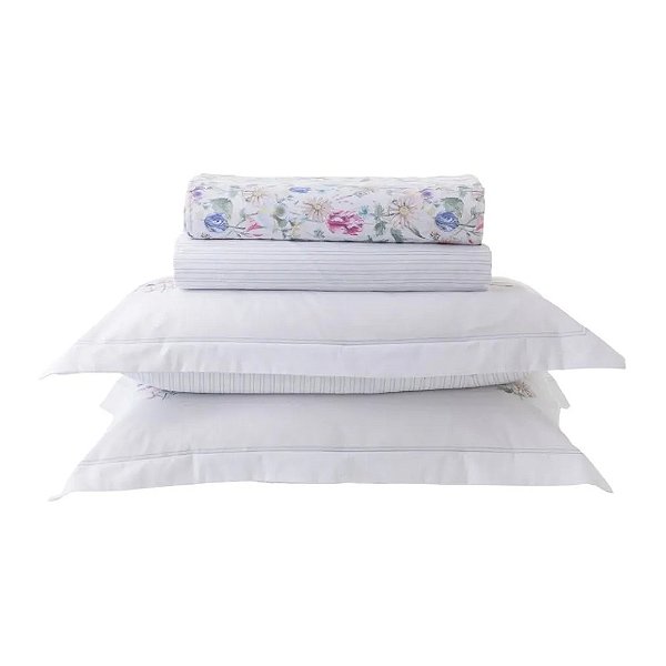 Jogo de Cama Vida Bela Queen 200 Fios - Mersali - Kacyumara