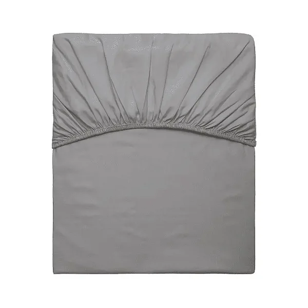 Lençol Com Elástico Satinee Casal 300 Fios - Silver - Kacyumara