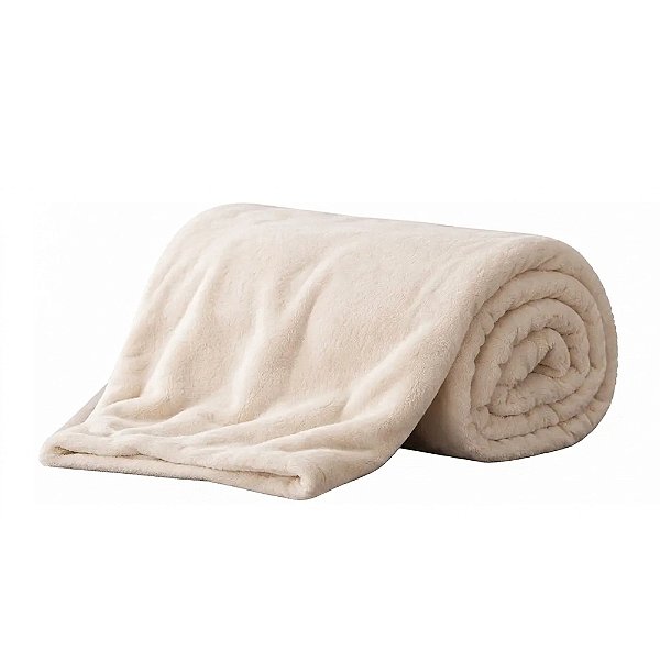 Cobertor Living Art Soft 500 Queen - Bege - Corttex