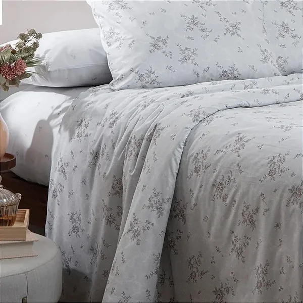 Cobre Leito New Innovi Solteiro 180 Fios - Fenicie - Kacyumara
