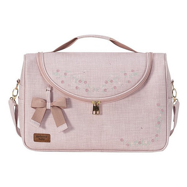 Bolsa Maternidade Garden - M - Rosa - Batistela Baby
