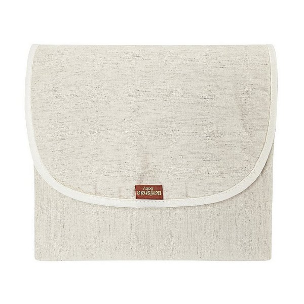 Trocador Portátil Linho - Bege - Batistela Baby