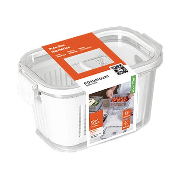 Pote Hermético Slim Multiuso - 630ml - Paramount
