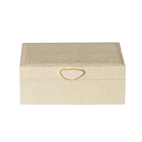 Caixa Decorativa Luxo 22cm - Areia - Paramount
