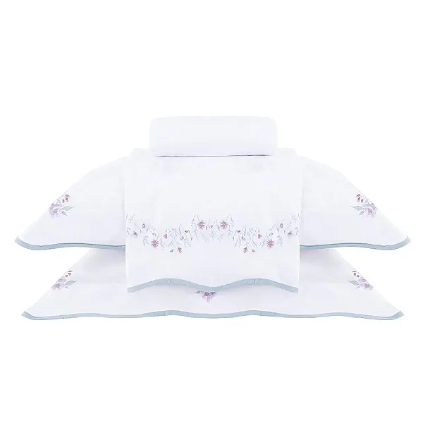 Jogo de Cama Donna Gran Percalle 200 Fios - Casal - 4 Peças - Buddemeyer