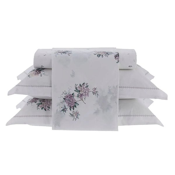 Jogo de Cama Vida Bela Solteiro 200 fios - Avy - Kacyumara