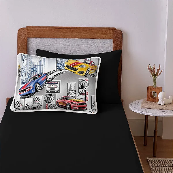 Conjunto de Cama Infantil Solteiro 2 Peças - Race - Vivaldi Kids