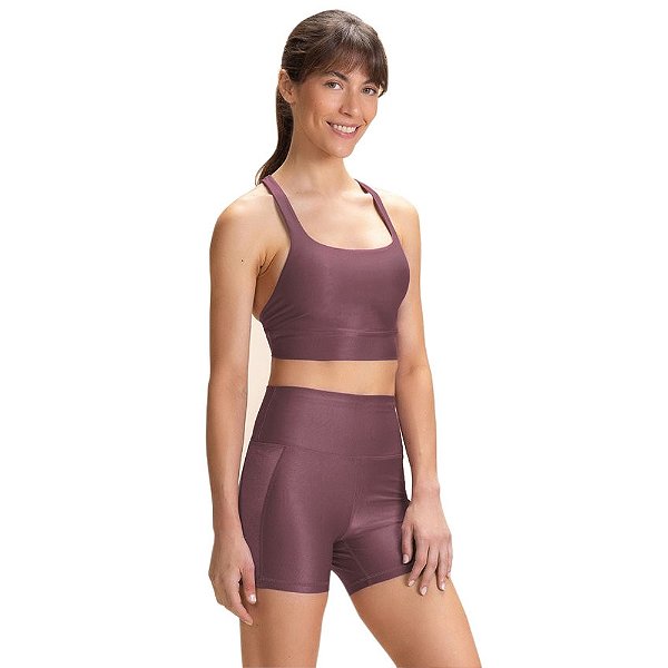 Top Básico Feminino Neo Allure Adaptiv - Uva - Live!