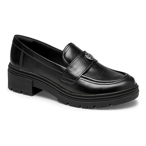 Sapato Loafer Vieri Feminino - Preto - Dakota