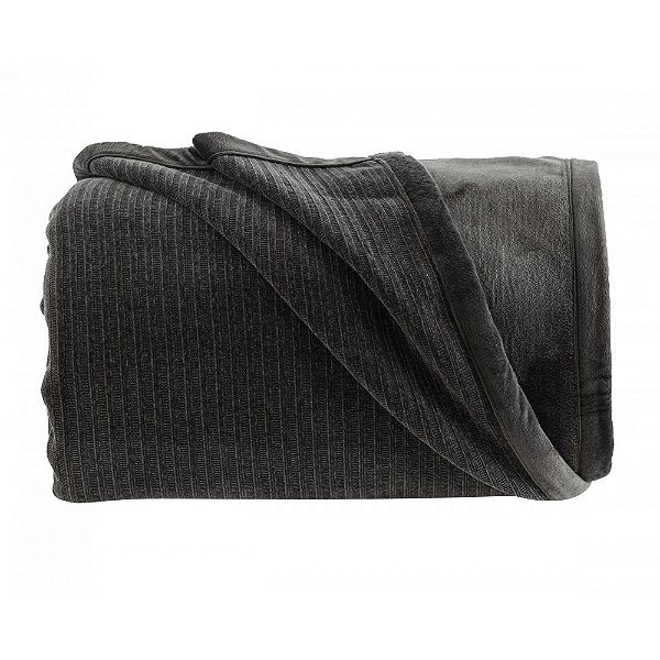 Cobertor Blanket Sollievo Queen - Chumbo - Kacyumara