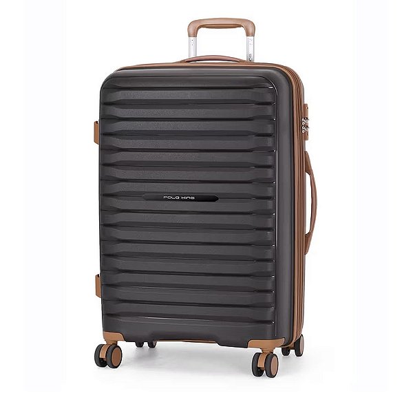 Mala de Viagem Grande com Expansor La Paz Chumbo - 28'' - Polo King