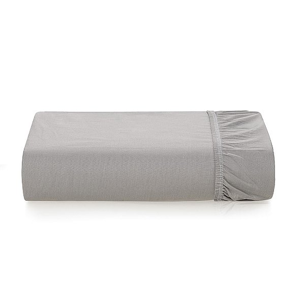 Lençol Com Elástico Liss King - Titânio - Karsten