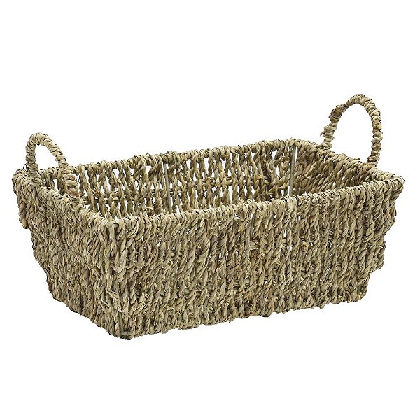 Cesta Com Alça Natural 25cm - Mimo Style