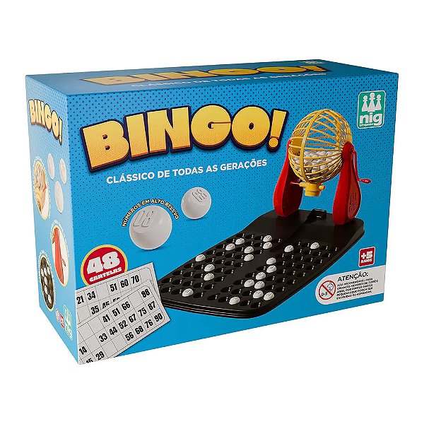 Jogo Bingo - 48  Cartelas - Nig