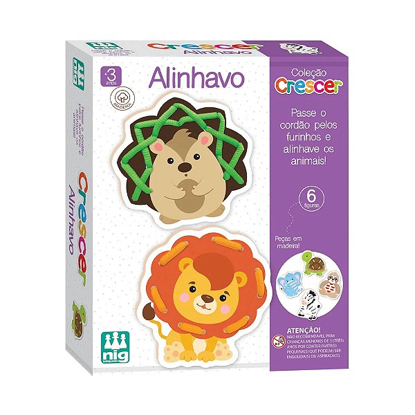 Jogo Alinhavo Coleção Crescer - Nig