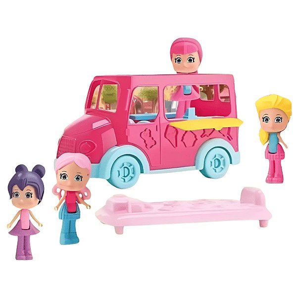 Diver Massa Food Truck com Boneca - DiverToys