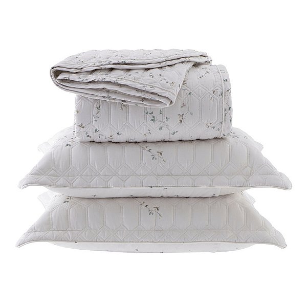 Jogo de Colcha Lazio 300 Fios Alena Queen - Kacyumara