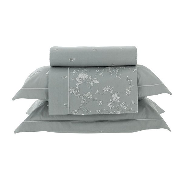 Jogo de Cama Lazio Velin King - 300 Fios - Kacyumara