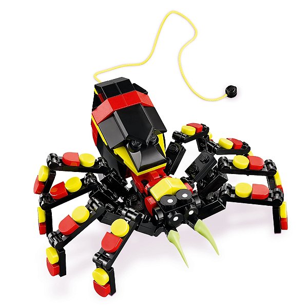 Lego Creator 3 em 1 - Animais selvagens: Aranha surpreendente - 153 Peças