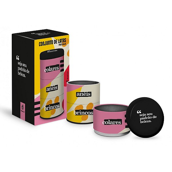 Porta Joias Lata - Seja Seu Padrão - Brasfoot