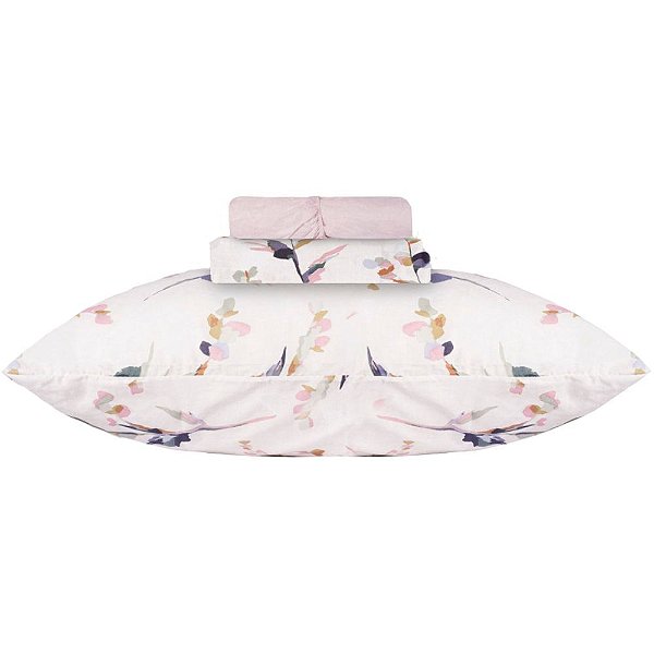 Jogo de Cama Attuale Solteiro 150 Fios - Colorful - 3 Peças - Corttex
