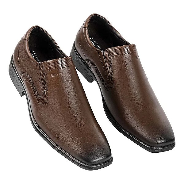 Sapato Social Slip On Masculino Melnik - Conhaque - Ferracini