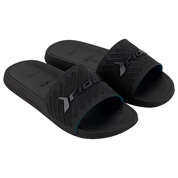 Chinelo Masculino Slide Rider Free II - Preto - Grendene