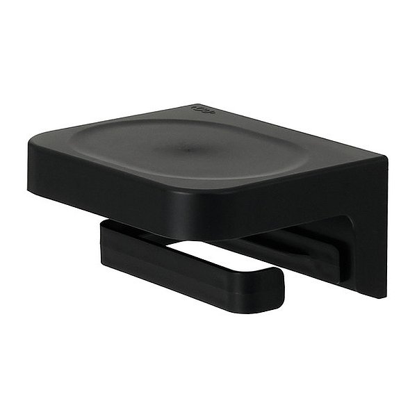 Porta Papel Higiênico de Parede Eleve - Preto - Ou