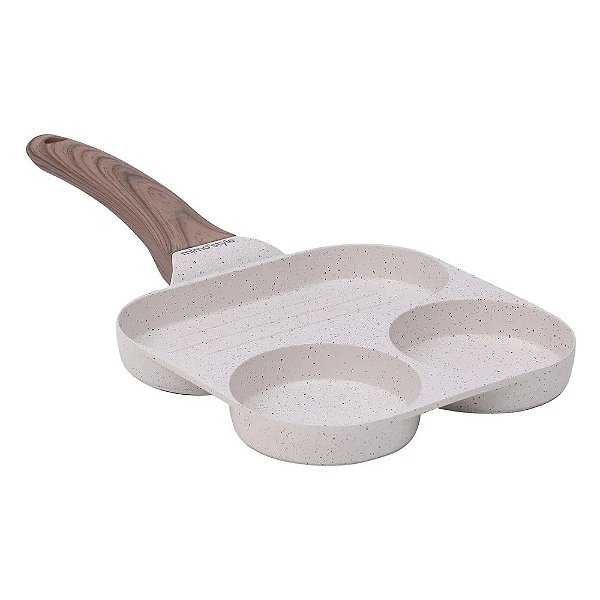 Frigideira Grill 3 em 1 Style Cook Mármol - Areia - Mimo Style