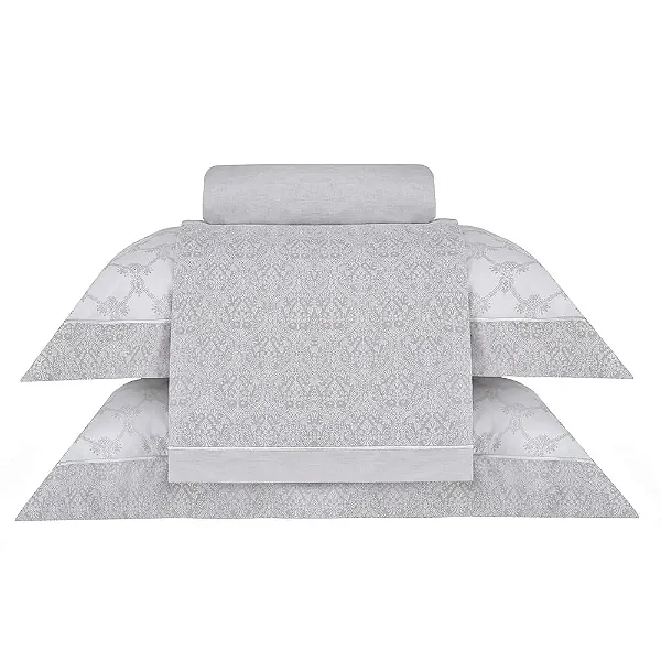 Jogo de Cama Valence Gran Percalle 200 Fios - Queen - 4 Peças - Buddemeyer