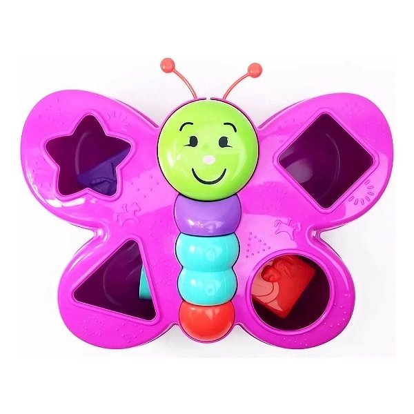 Borboleta Espoleta - Rosa - Calesita