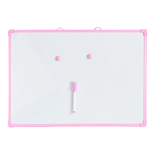 Quadro Branco - Rosa - 50cm - DM Toys