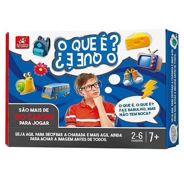 Jogo O Que é, o Que é? - Brincadeira de Criança