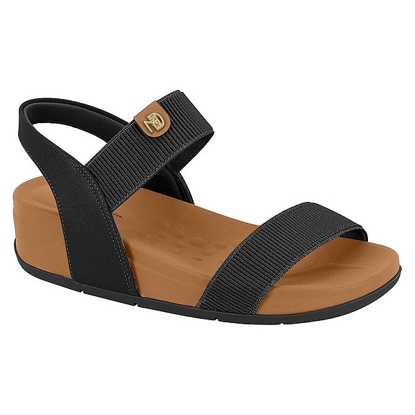 Sandália Feminina Birken - Preto - Modare Ultraconforto
