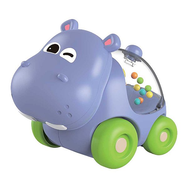 Carrinho Bichos Baby - Hipopótamo - Guta Guti