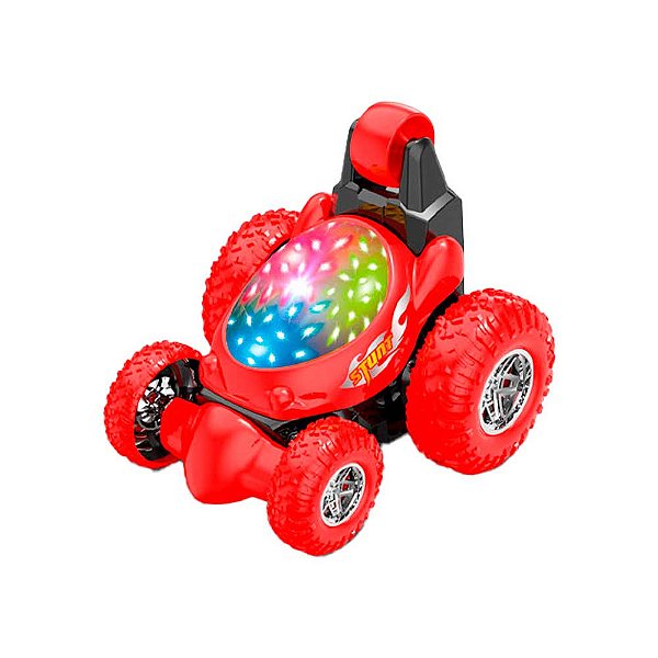 Carro Controle Remoto MIni Crazy 360° - Vermelho - DM Toys