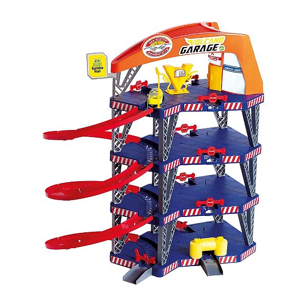 Pista Garagem Volcano Garage Tower - Samba Toys