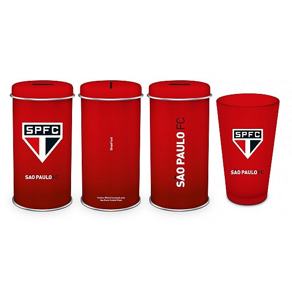 Copo Mônaco Lata - São Paulo - 480ml - Brasfoot