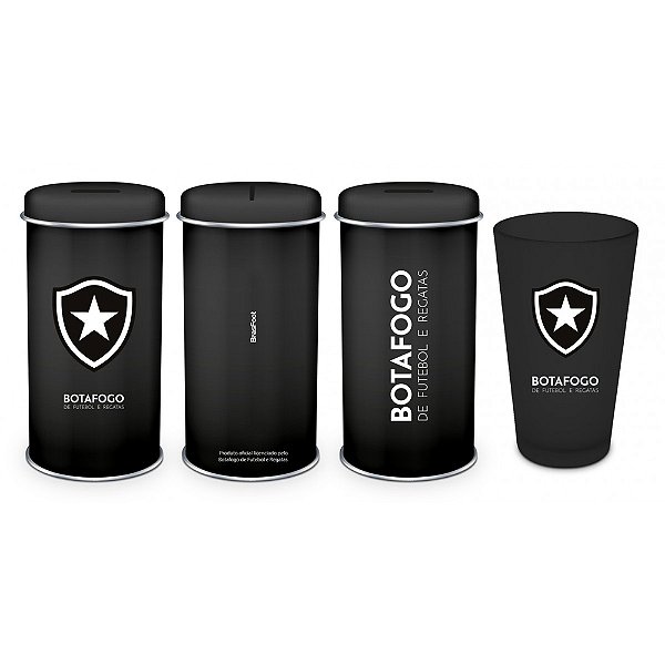 Copo Mônaco Lata - Botafogo - 480ml - Brasfoot