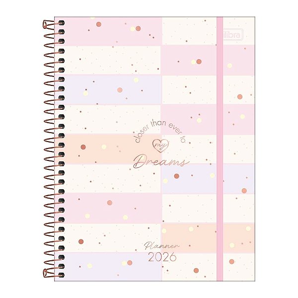 Agenda Planner Espiral Soho 2026 - Grid - Tilibra