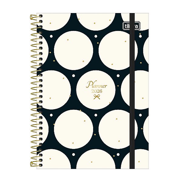 Agenda Planner Espiral West Village 2026 - Esferas - Tilibra