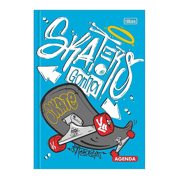 Agenda Costurada D+ Permanente 2026 - Skate - Tilibra