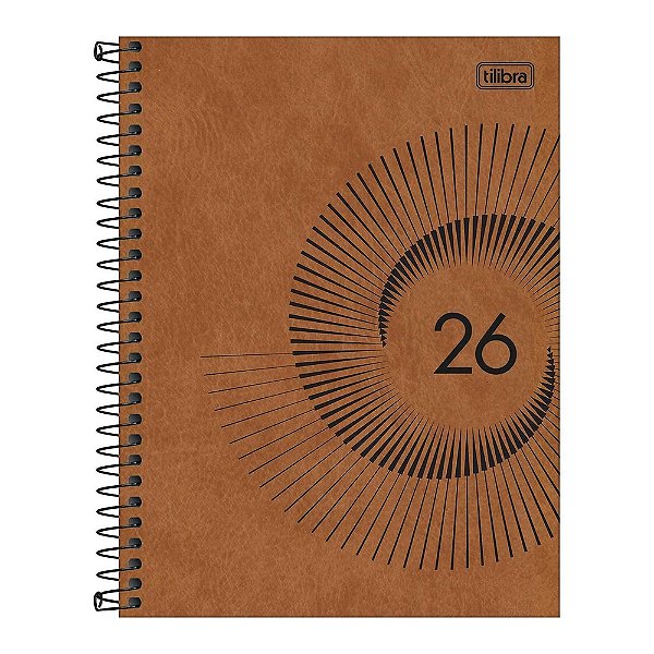 Agenda Planner Prátika 2026 - Terracota - Tilibra