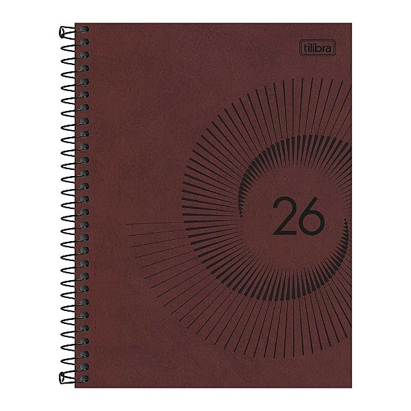 Agenda Planner Prátika 2026 - Vinho - Tilibra