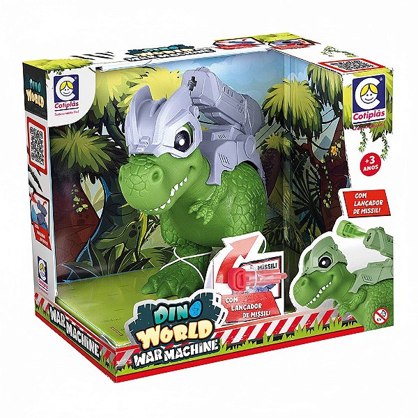 Dinossauro Dino World War Machine T-Rex - Cotiplás